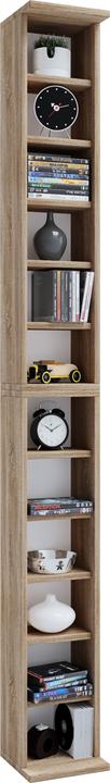 Image du produit VCM Armoire DVD CD (21 x 20 x 180 cm)