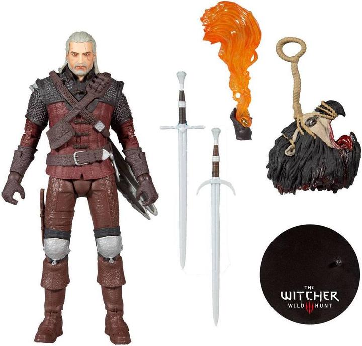 Produktbild McFarlane Action Figure The Witcher 3 : Geralt (Wolf Armor) 18 cm