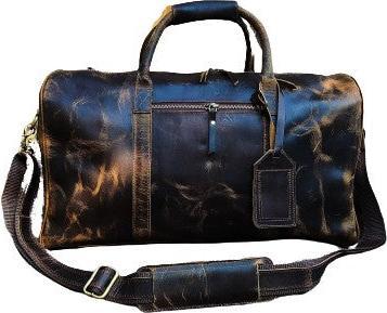 Only-Bags.Store Sac de marin en cuir, Vintage Carry On, sac de week-end, grand duffle, sac de bagage, Gym Overnight
