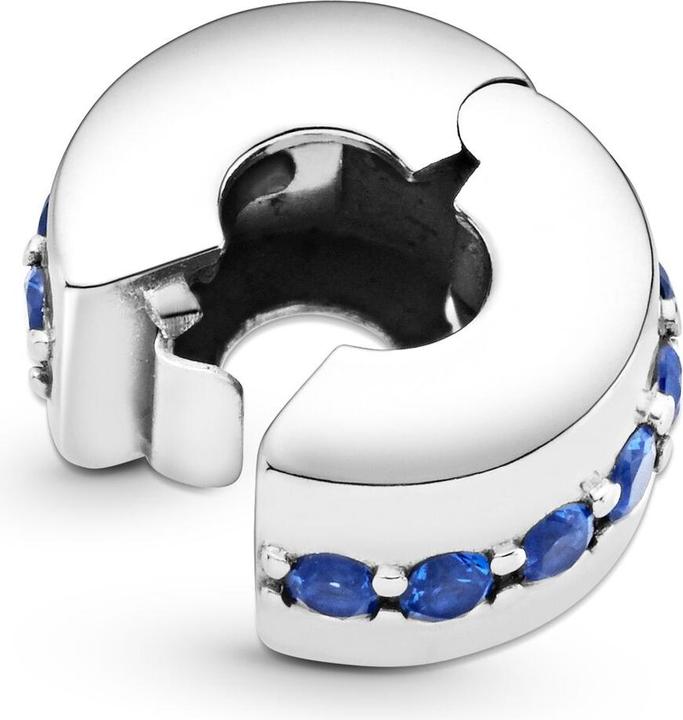 Image du produit Pandora Blue Glow Path Clip Charms/Beads (Argent sterling 925)