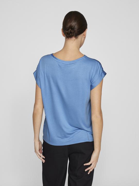 Actual product image Vila Round neckline top with short sleeves (34)