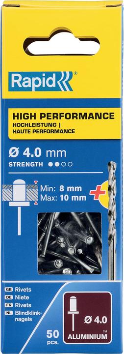 Actual product image Rapid Universal blind rivet Ø 4.0 x 14 mm