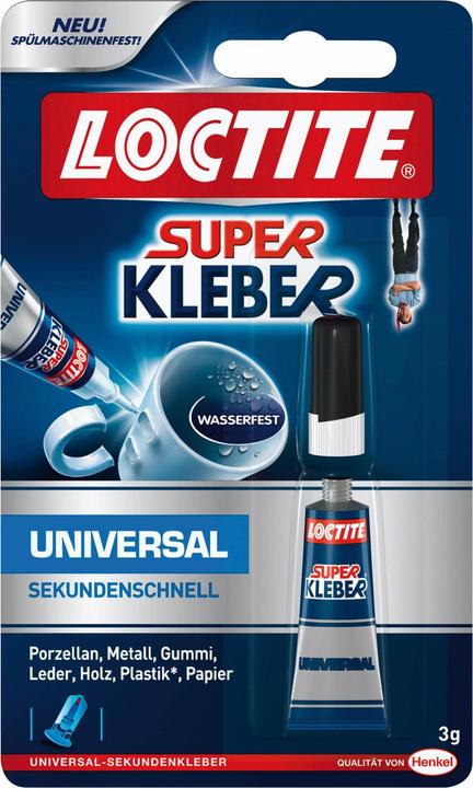 Produktbild Henkel Loctite UniversalKleber Flüssig, Einzelprodukt, 3g (15 g)