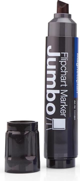 Produktbild Magnetoplan JUMBO - Flipchart Marker (Schwarz, 10 mm, 4 x)