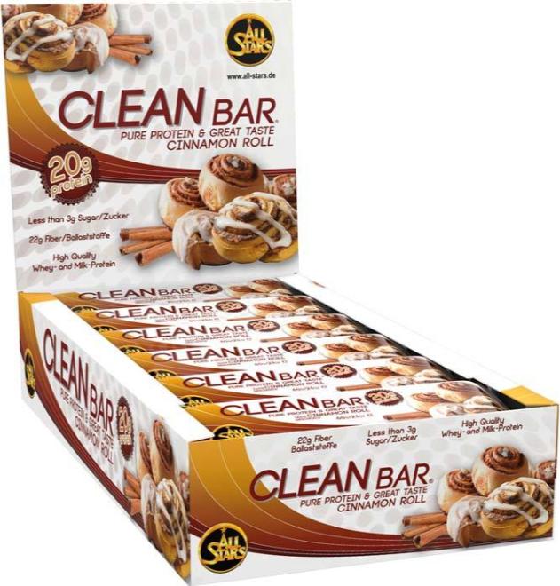 Produktbild All Stars Clean Bar (18 x 60g) (Cinnamon, 18 Stk., 1080 g)