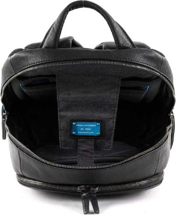 Actual product image Piquadro Black Square Laptop Backpack