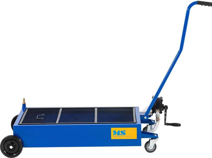 Actual product image MSW Ölwanne Ölauffangbehälter Ölauffangwanne Werkstatt aus Stahl 65 L Handpumpe
