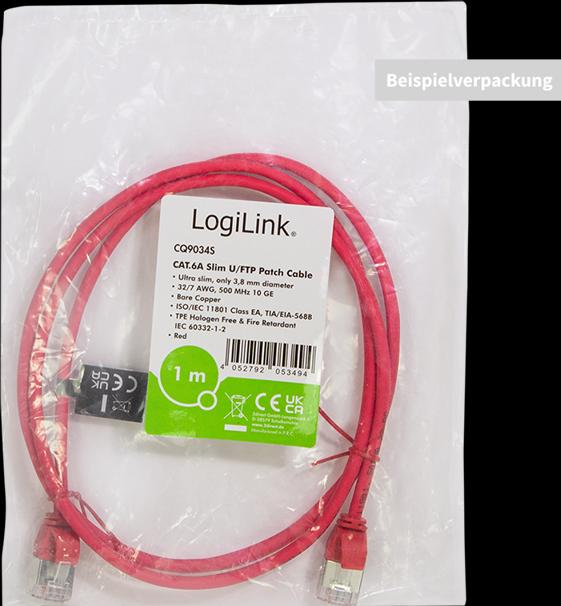 Actual product image LogiLink Network cable (STP, CAT6a, 5 m)