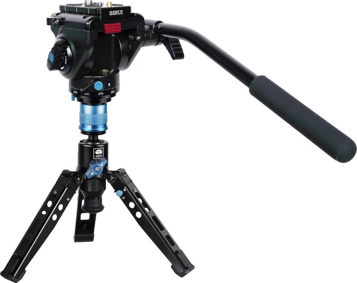 Produktbild Sirui P-424FS + VA5 Carbon Einbeinstativ 168 cm mit Standspinne + Videoneiger (Metall, Carbon)