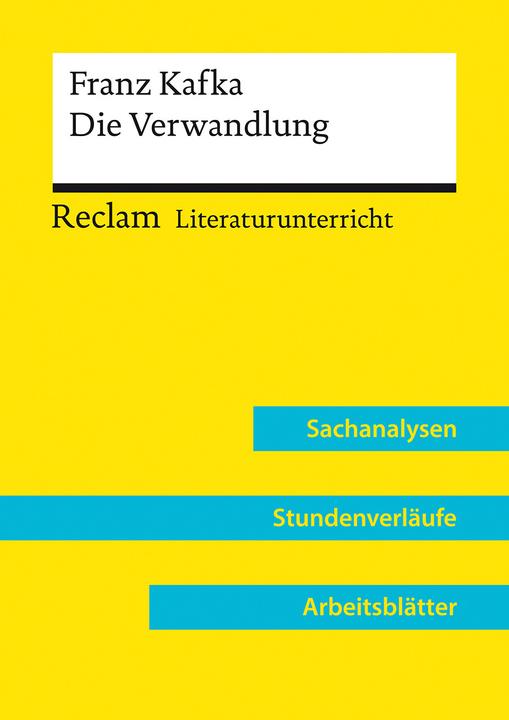 Produktbild Franz Kafka: Die Verwandlung (Lehrerband) (Deutsch, Ralf Kellermann, 2021)