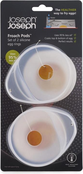 Image du produit Joseph Joseph Froach Pods Eierringset 2-tlg, weiss, Silikon, 4.4x10x11.8cm