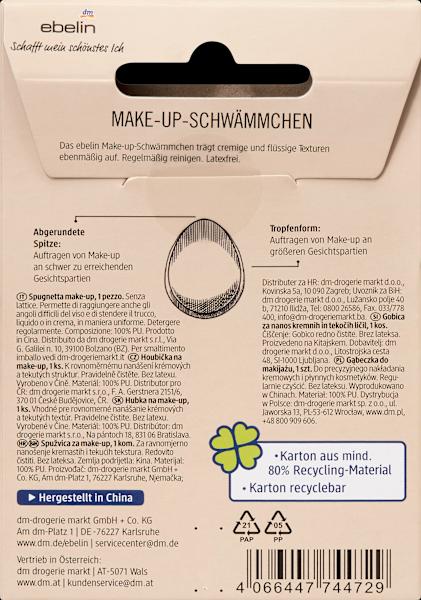 Produktbild dm ebelin Make-up Schwämmchen