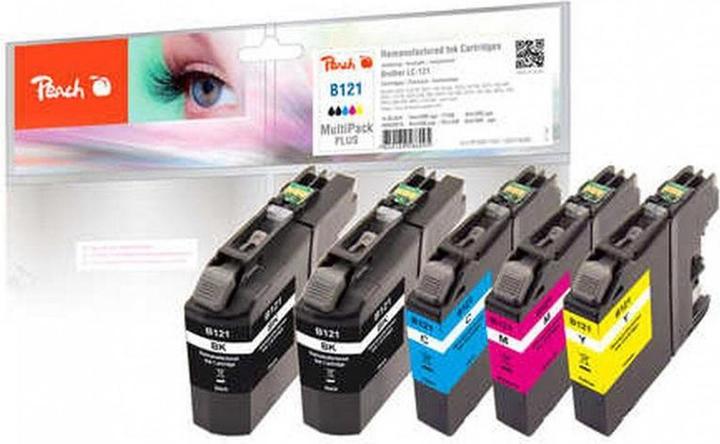 Actual product image Peach Ink Brother LC-121 MultiPack+ (M, Y, C)