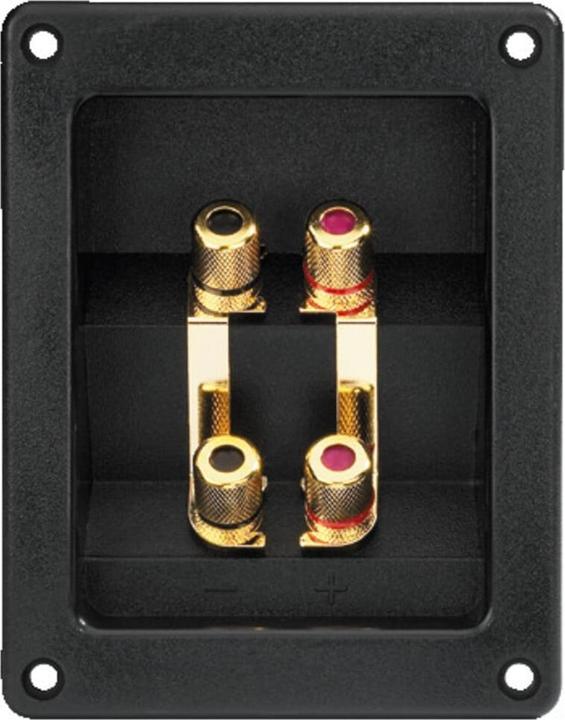 Actual product image Monacor Bi-wiring terminal