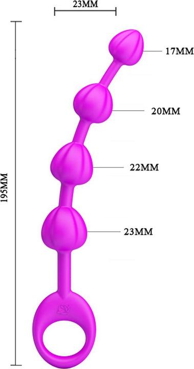 Actual product image Pretty Love Beeds anal beads