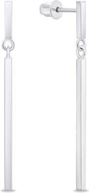 Actual product image Brilio Silver - Original long earrings made of silver EA725W (Silver)