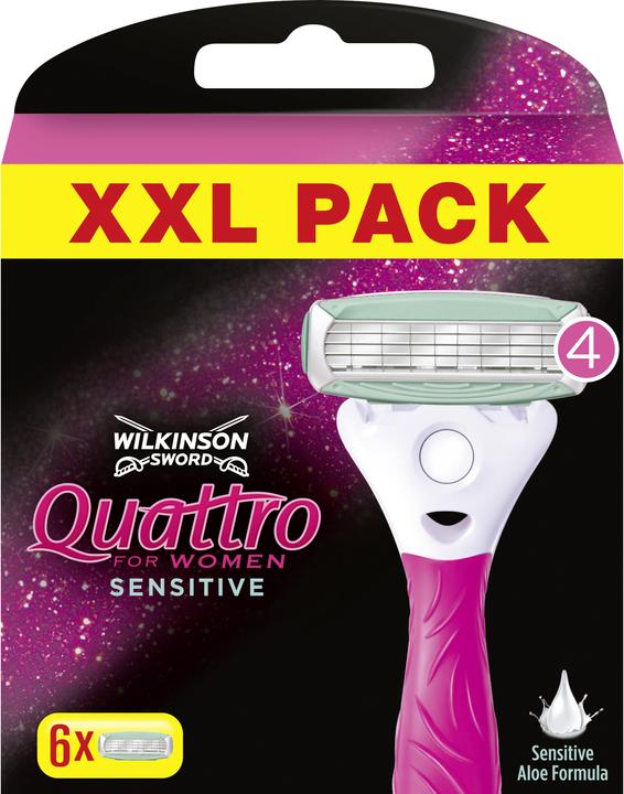 Produktbild Wilkinson Quattro Sensitive (6 x)