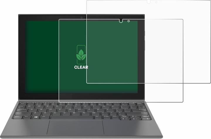 Actual product image ScreenLeaf Screen Protector sustainable Screen Protection, clear, anti-scratch (2 Piece, IdeaPad Duet 3 10IGL5-LTE)