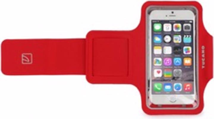 Produktbild Tucano Sportarmband für iPhone 6/6S/7 (4.7") / Smartphones 5“ Rot