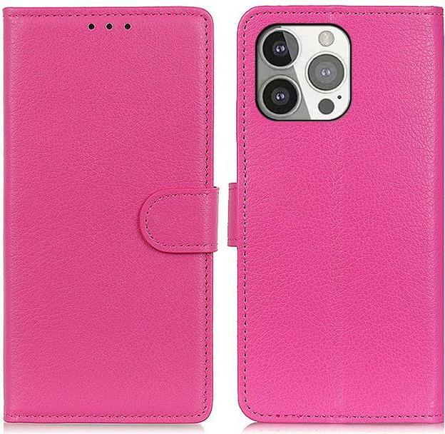 Actual product image MU Classic Litchi Leather Bookcover Series (Apple iPhone 13 Pro)