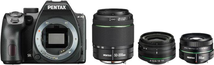 Pentax K-70 nero WR + DAL WR, incl.