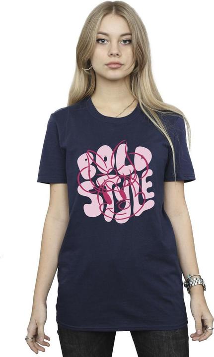 Actual product image Disney Womens/Ladies Minnie Mouse Bold Style Cotton Boyfriend T-Shirt (XL)