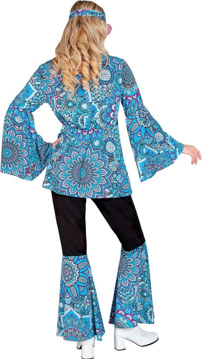 Produktbild Widmann THE 60s FASHION -blue mandala (Oberteil, Hose, Stirnband), S (S)