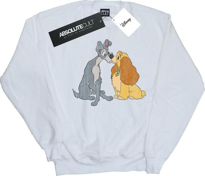 Immagine prodotto Disney Lady And The Tramp Distressed Kiss Felpa Uomo (S)
