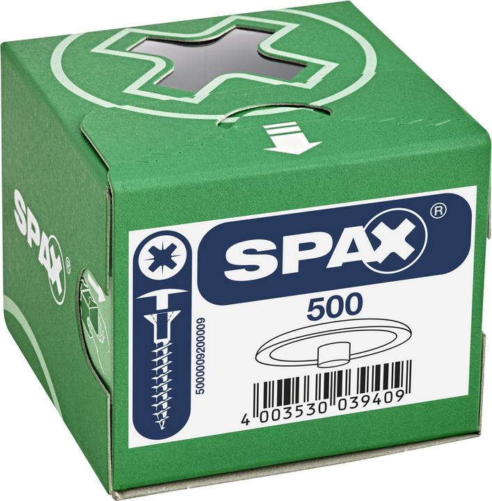 Produktbild Spax Kappe R 89013 Kopfbohrung weiss Kunststoff