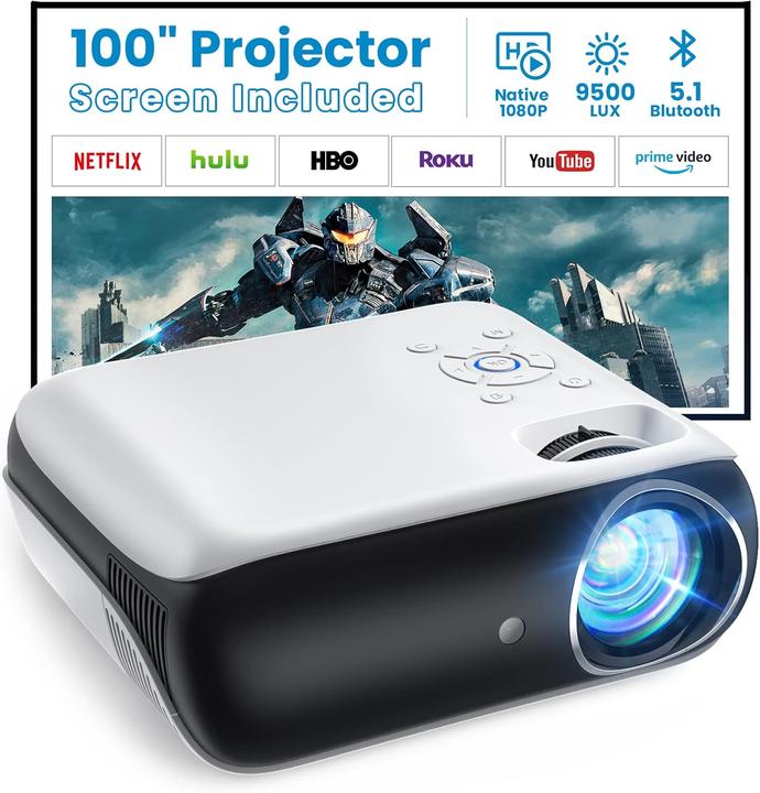 Topvision Mini Beamer (Full HD, 9500 lm)