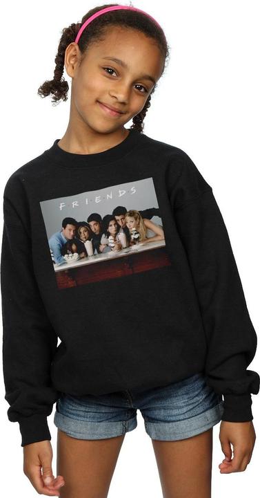 Actual product image Friends Girls Group Photo Milkshakes Sweatshirt (140, 146)