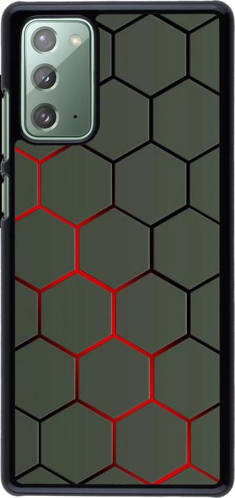 Actual product image PhoneLook Coque Geometric Line red (Samsung Galaxy Note 20)