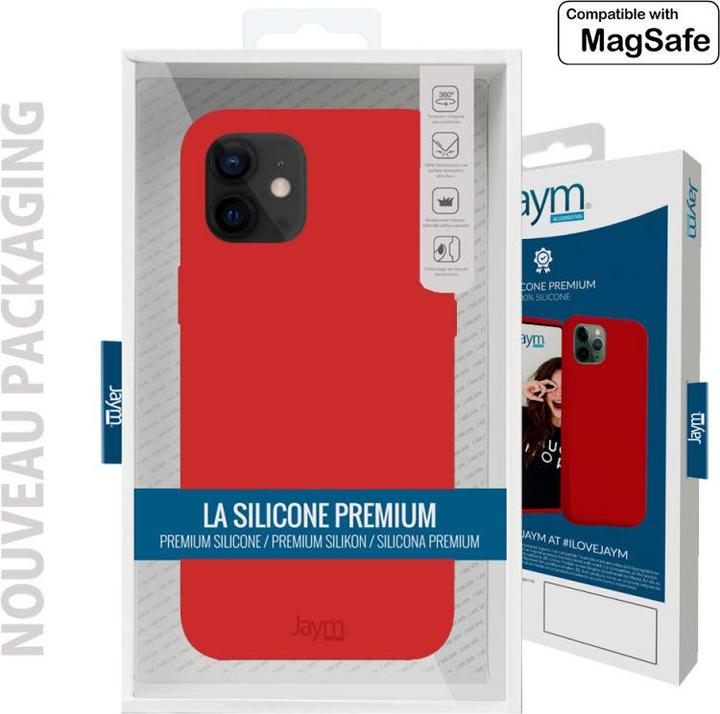 Immagine prodotto Jaym Custodia in silicone premium, serie rossa (Apple iPhone 14)