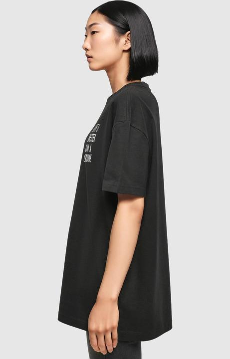 Produktbild Merchcode Ladies Life Is Better Oversized Boyfriend Tee - 119547 (4XL)