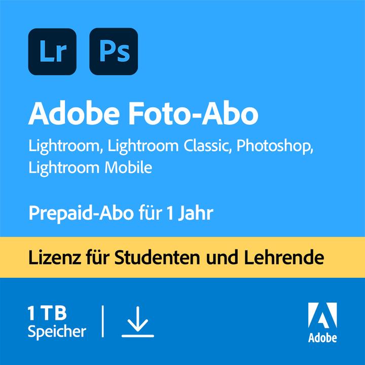 Produktbild Adobe Photography Plan CC (1 User, 12 Monate)