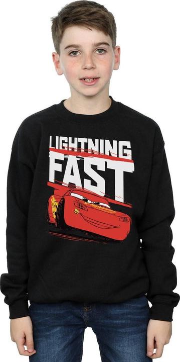 Actual product image Cars Boys Lightning Fast Cotton Sweatshirt (128)