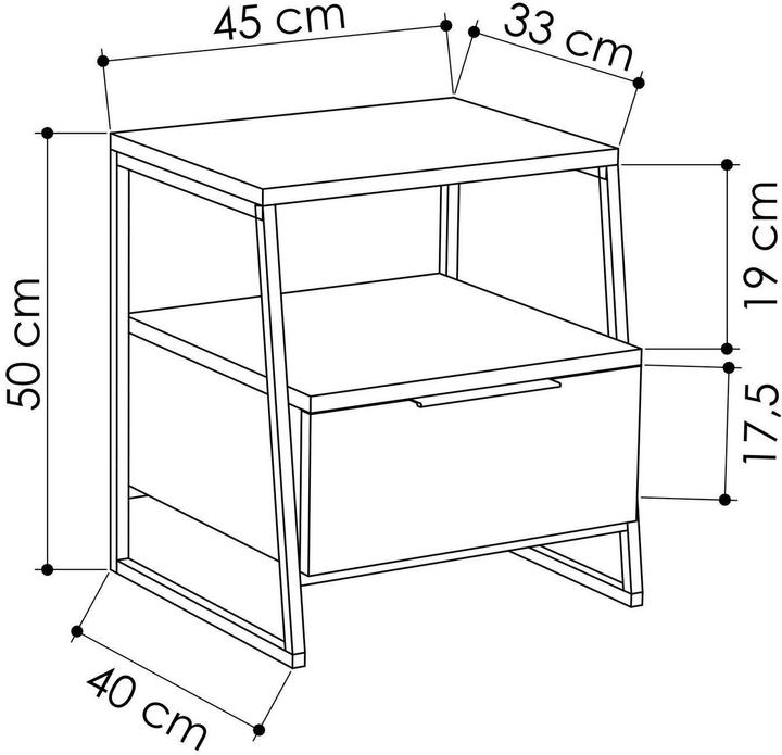 Produktbild Skye Decor Agathe (45 x 50 x 40 cm)