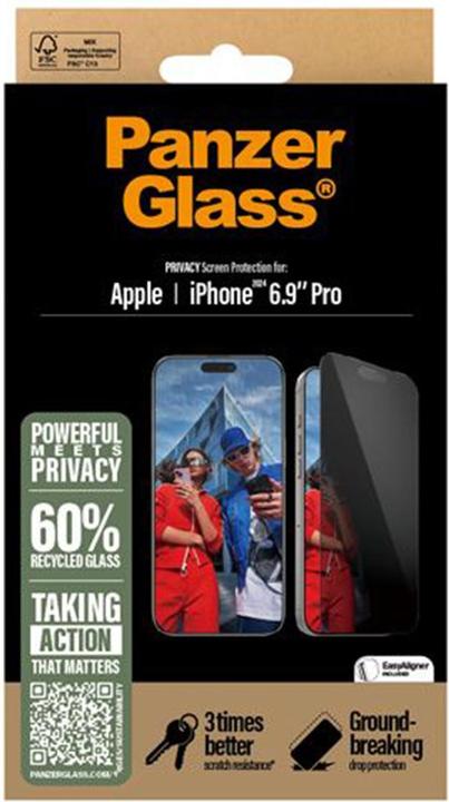 Immagine prodotto PanzerGlass Ultra-Wide Fit (1 Pezzo/i, Apple iPhone 16 Pro Max)