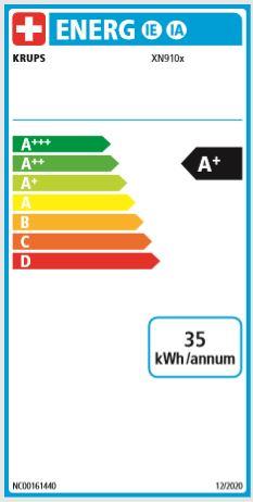 Energie-Label Krups Nespresso Vertuo Next (NESPRESSO Vertuo)