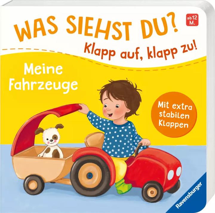 Actual product image Ravensburger What do you see? Open, close! My vehicles (German)