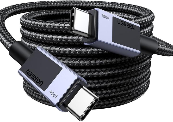 Actual product image Ugreen USB-C to USB-C PD charging cable L512 (gray) 0.5m (0.50 m)