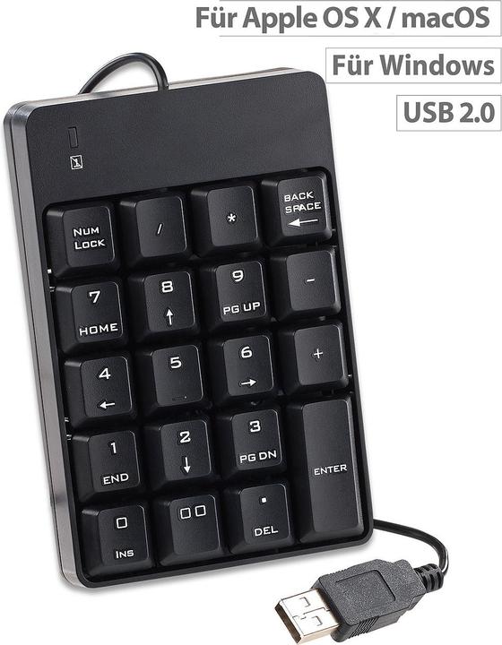 Produktbild GeneralKeys PX4067 (Nummernblock, Kabelgebunden)