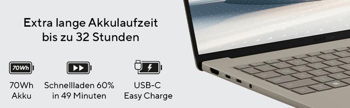 Actual product image ASUS Zenbook A14 (14", Snapdragon X Plus X1P-26-100, 32 GB, 1000 GB, DE)