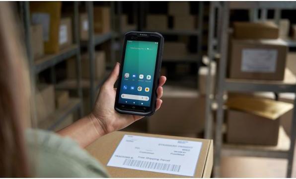 Actual product image Newland MT93 Megattera series, 2D, 14cm (5.5"), GPS, USB-C, BT, WLAN, 4G, NFC, Android, Kit, GMS (2D barcodes, 1D barcodes, QR Code)