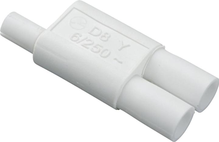Actual product image Elektra Mini plug Y-distributor 230 V, max. output 550 watts