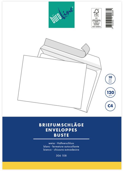Actual product image BüroLine Envelope (C4, 10 x)