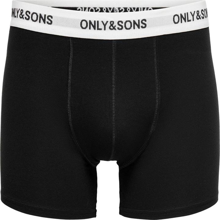 Produktbild Only & Sons Onsfitz Solid Black Boxer 3pack Noos (L, 3er Pack)