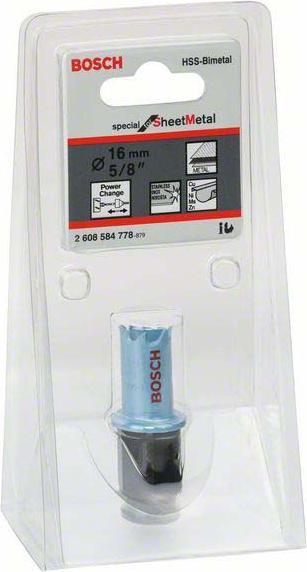 Actual product image Bosch Professional Zubehör Hole Saw Special Sheet Metal, 16 mm, 5/8-inch (16 millimetres)