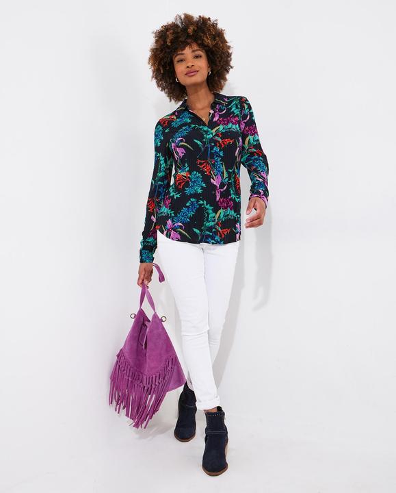 Produktbild Joe Browns Floral Sequinned Crinkle Blouse (40)