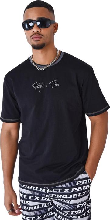 Project X Paris Klassisch besticktes T-Shirt (XL)